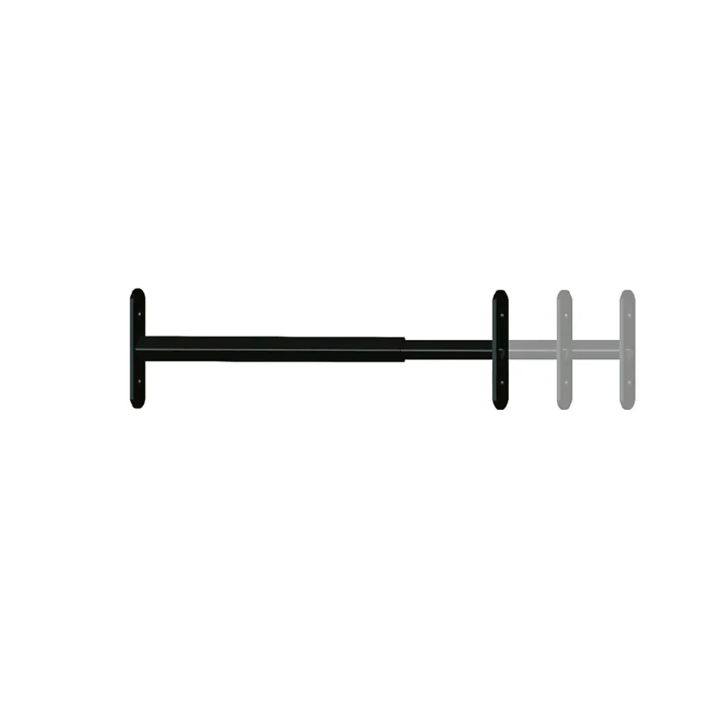 Afbat - Tb Industrie Sas Grille De Défense Pour Fenêtre-Barreau télescopique de fenêtre, acier noir, Afbat, L.48 à 90 cm