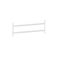 Mottez Grille De Défense Pour Fenêtre-2 barreaux télescopiques de fenêtre, acier blanc, , L.55 à 103 cm