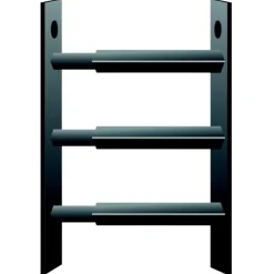 Mottez Grille De Défense Pour Fenêtre-3 barreaux télescopiques de fenêtre, acier gris , L.55 à 103 cm