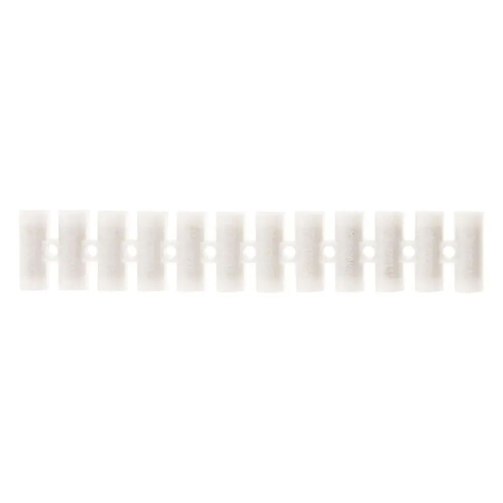 Zenitech Barrette 12 plots section 4mm² - Blanc -