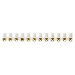 Zenitech Accessoire De Raccordement-Barrette 12 plots section 6mm² - Blanc -
