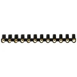 Zenitech Barrette 12 plots section 16mm² - Noir -