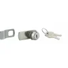 Thirard Serrure De Meuble|Serrure De Meuble-Batteuse avec came pour boîte aux lettres, nickel, longueur 33mm, 2 clés -