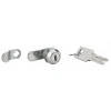 Thirard Batteuse avec came pour boîte aux lettres, nickel, longueur 19.7mm, 2 clés -