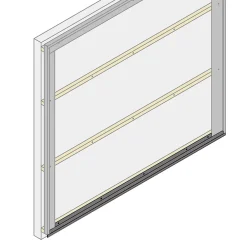 Le Profileur Français Profilé-Bavette de démarrage et de jonction pour bardage et parement XL45 en acier noir mat L.2.3m