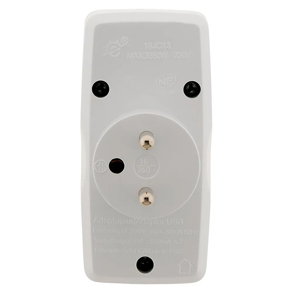 Zenitech Transformateur, Convertisseur Et Chargeur Usb-Biplite 2P 6A + 2P+T 16A + USB