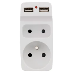 Zenitech Transformateur, Convertisseur Et Chargeur Usb-Biplite 2P 6A + 2P+T 16A + USB