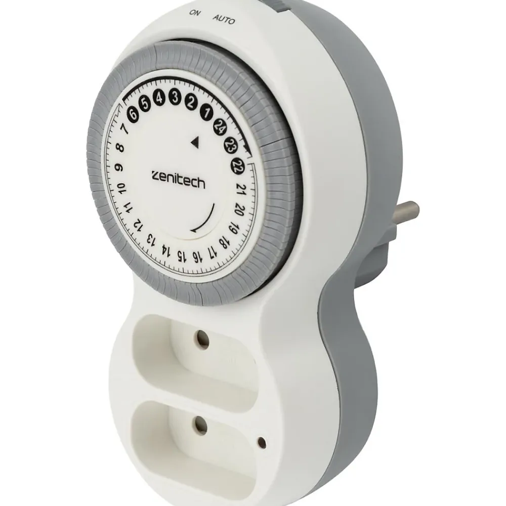 Zenitech Biplite programmable 2x6A - Blanc - Bolea -