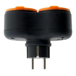Zenitech Bliplite pour extérieur étanche IP44 2P+T avec accroche - Orange -