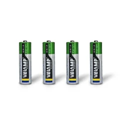 Velamp Pile Aa-Blister de 4 piles R6 AA saline