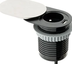 Otio Bloc encastrable compact 1 prise + 1 port USB
