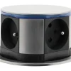 Otio Bloc encastrable compact 3 prises + 2 ports USB