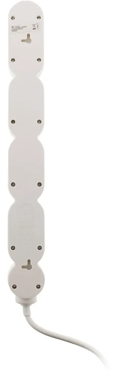 Zenitech Bloc Home 8 prises 16A 2P+T câble 1,5m - Blanc -