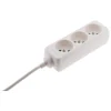 Zenitech Bloc multiprise 3 prises 2P+T 16A blanc -