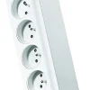 Schneider Electric Multiprise-Bloc parafoudre 5 prises 2P+T (2300W) - Blanc - Schneider