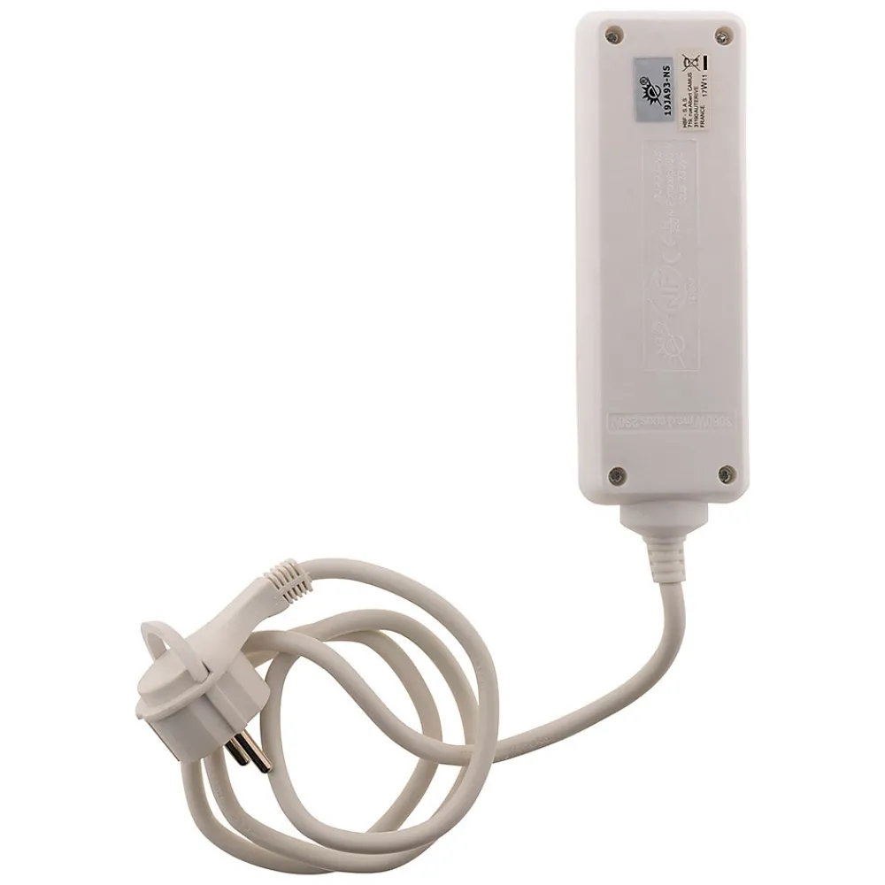 Zenitech Bloc 3 prises blanc 1m