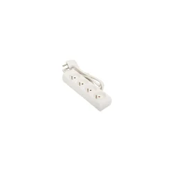 Go On Interrupteur Étanche-Bloc 4 prises GO/ON 2P+T 4x16A blanc 1 m cable HO5VVF 3x1G1.0