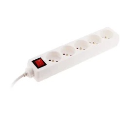 Zenitech Bloc 5 prises + interrupteur 1m