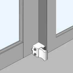 Acbat Bloque-fenêtre automatique blanc