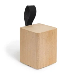 Arrêt De Porte-Bloque-porte Rei bois hêtre ⌀7 x H. 13,5cm