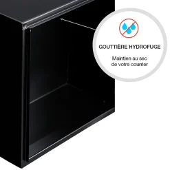 Renz Boite aux lettres Allure Compact noir 9005M