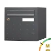 Renz Boîte Aux Lettres 1 Porte-Boite aux lettres CubYsm 1 porte Gris anthracite 7016M