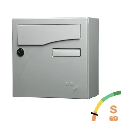 Renz Boite aux lettres Préface compact Gris polaire mat RAL 9006 M