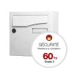 Renz Boite aux lettres Préface compact Blanc brillant RAL 9016B