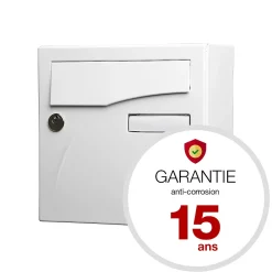 Renz Boite aux lettres Préface compact Blanc brillant RAL 9016B