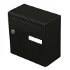 Renz Boîte Aux Lettres 1 Porte-Boite aux lettres Préface compact Noir mat RAL 9005M
