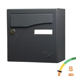 Renz Boite aux lettres Préface compact Noir Sablé RAL 2100 MS