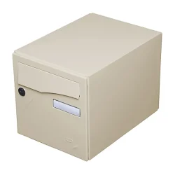 Renz Boîte Aux Lettres 1 Porte-Boite aux lettres Préface 1 porte Ivoire brillant RAL 1015B