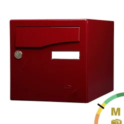 Renz Boite aux lettres Préface 2 portes Rouge pourpre brillant 3004B