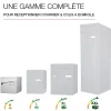 Renz Boite aux lettres Préface 2 portes Blanc neige mat RAL 9016MT