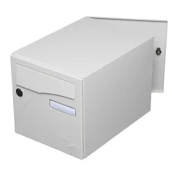 Renz Boite aux lettres Préface 2 portes Blanc neige mat RAL 9016MT