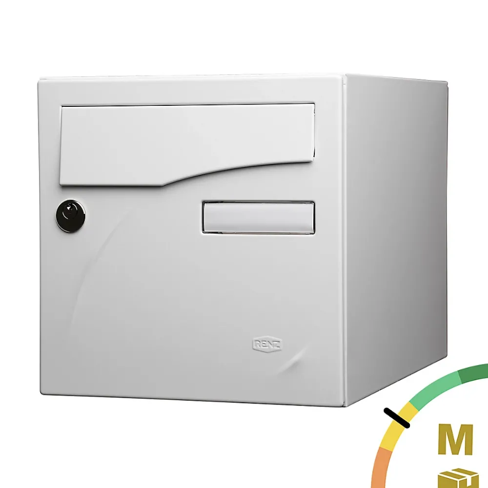 Renz Boite aux lettres Préface 2 portes Blanc neige mat RAL 9016MT