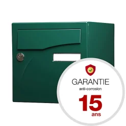 Renz Boite aux lettres Préface 2 portes Vert brillant RAL 6005B