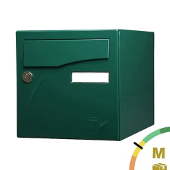 Renz Boite aux lettres Préface 2 portes Vert brillant RAL 6005B