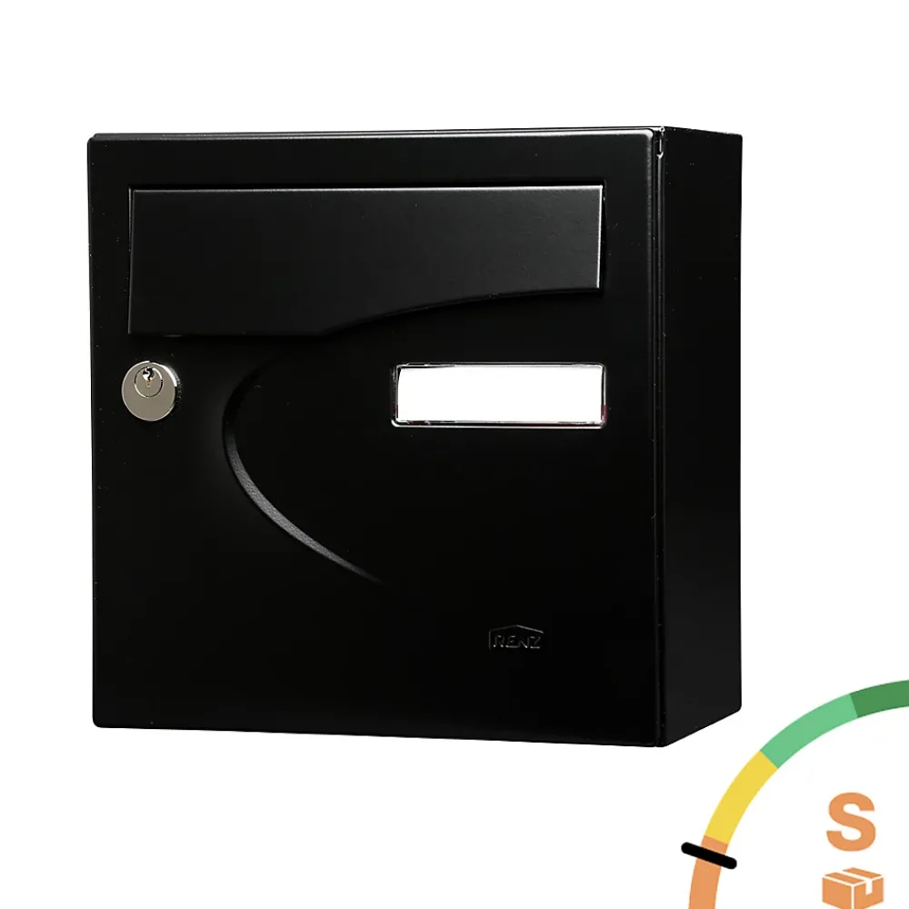 Renz Boite aux lettres Préférence Compact noir mat 9005M