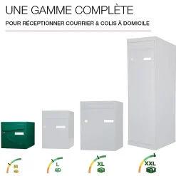 Renz Boîte Aux Lettres 2 Portes-Boite aux lettres Préférence 2 portes vert brillant 6005B