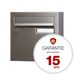 Renz Boite aux lettres Rivage compact brossé