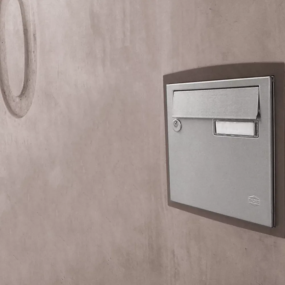 Renz Boite aux lettres Rivage 1 porte inox brossé