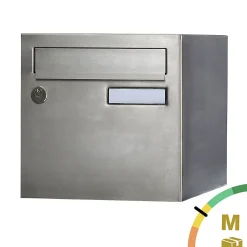 Renz Boîte Aux Lettres 2 Portes-Boite aux lettres Rivage 2 portes inox brossé
