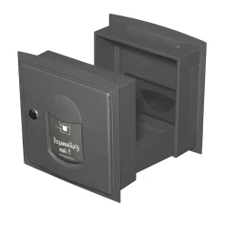 Renz Boite aux lettres Soléa à encastrer 2 portes Gris anthracite REN 0206 MS