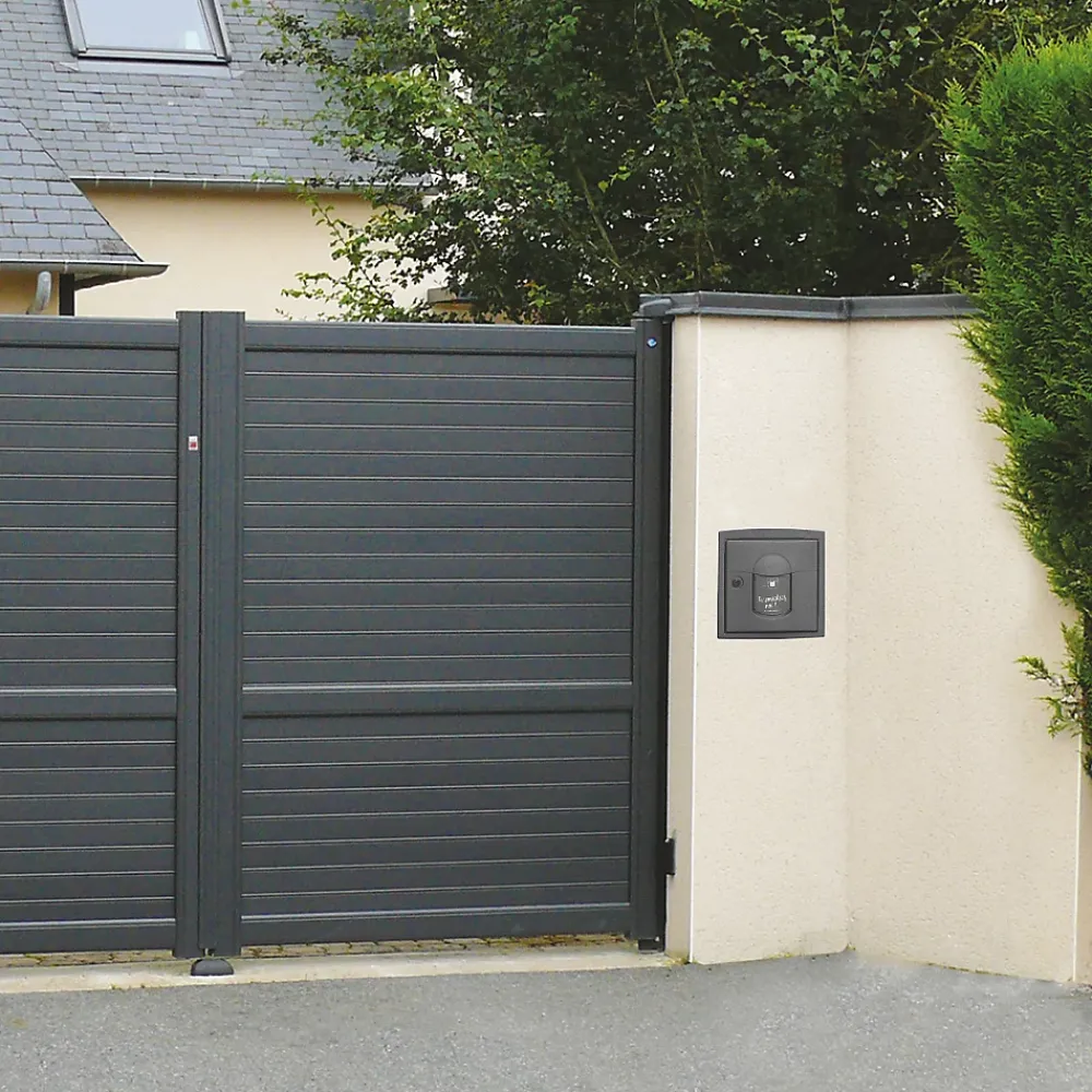 Renz Boite aux lettres Soléa à encastrer 2 portes Gris anthracite REN 0206 MS