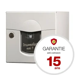 Renz Boite aux lettres Soléa 1 porte Blanc 9010 mat