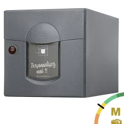 Renz Boite aux lettres Soléa 1 porte Gris anthracite aspect sablé REN 0206MS