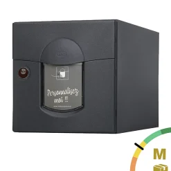 Renz Boîte Aux Lettres 1 Porte-Boite aux lettres Soléa 1 porte Noir Sablé 2100 MS