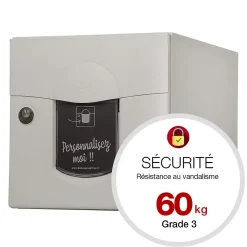 Renz Boite aux lettres Soléa 1 porte Ton pierre aspect sablé RAL 1013MS