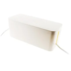 Zenitech Multiprise-Boite cache multiprise Blanche -